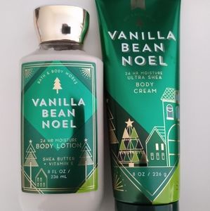 Set of 4 Vanilla Bean Noel bodylotion & body cream